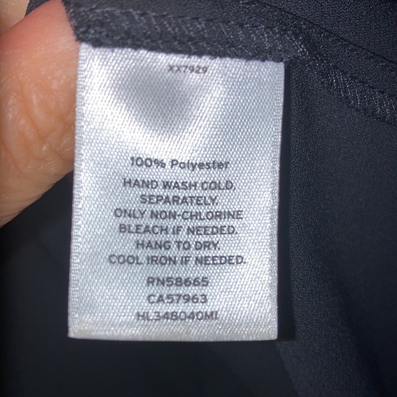 Trouve Long Sleeve Black Blouse - Picture 6 of 6